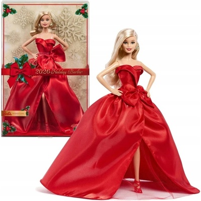 Mattel Barbie Signature Vánoční panenka blondýnka 2026 JJX65
