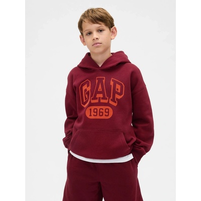 GAP dětská mikina VintageSoft červená