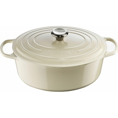 Le Creuset Kastról SIGNATURE 29 cm, 4,7 l, oválne, MERINGUE, liatina