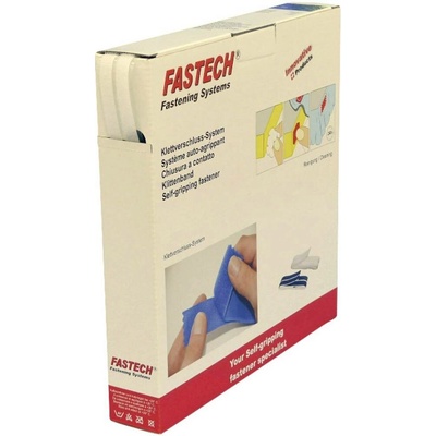 FASTECH® B10-SKL000025 pásek se suchým zipem, zalepení hotmelt , háčková a flaušová část, (d x š) 25 m x 10 mm, bílá, 25