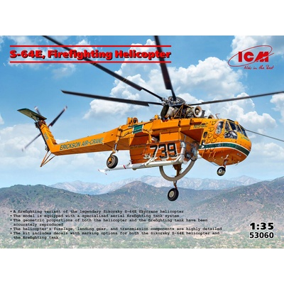ICM Sikorsky S-64E Firefighting Helicopter 1:35