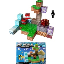 Toybit Magnetická stavebnica Minecraft Diamond world 50 ks