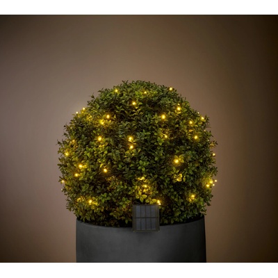 LIVARNO Solární světelný LED řetěz, 100 LED (teplá bílá) – Hledejceny.cz