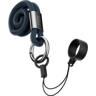 Šňůrka na krk pro zavěšení KIWI Midnight Blue