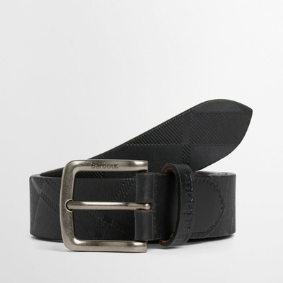 Barbour Irvine Leather Belt Black