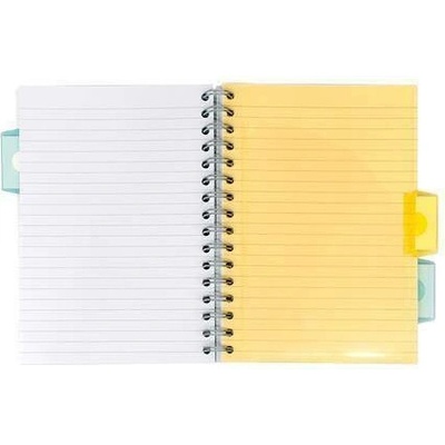 Pukka Pad Spirálový sešit Pastel project book mix A5 linkovaný
