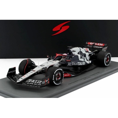 SPARK MODEL ALPHA TAURI F1 AT04 TEAM ALPHA TAURI N 40 SINGAPORE GP 2023 LIAM LAWSON BLUE WHITE 1:18