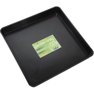 Garlen čtvercová podmiska pod rostliny 60 x 60 x 7 cm černá – Hledejceny.cz