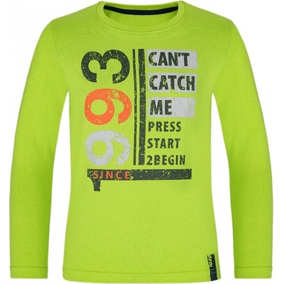 Loap Bilt chlapčenské tričko s dlhým rukávom CLK2175N30N Lime Green