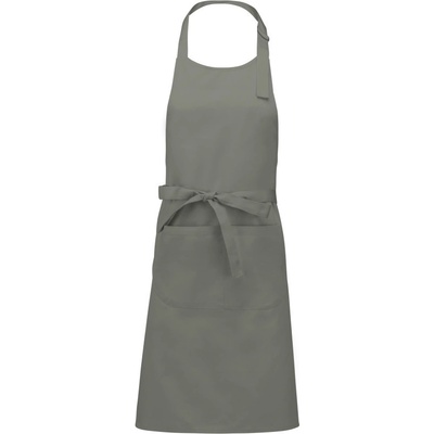 Kariban Zástěra Kariban K885 s laclem COT20K88503999-light grey Šedá světlá