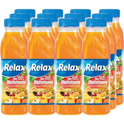 Relax Multivitamin 100% džus 12 x 300 ml