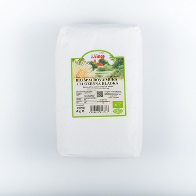 Vince Špaldová múka celozrnná hladká Bio 1 kg