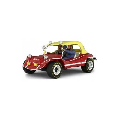 Laudoracing-Model Puma Dune Buggy 1972 + Bud Spencer + Terence Hill červená LM128A1 1:18