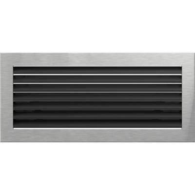 Kratki Mriežka FRESH 170 x 370 mm nerezová