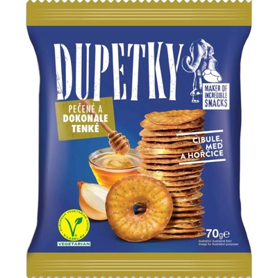 Dupetky pečené-hořčice+med+cibule 70 g