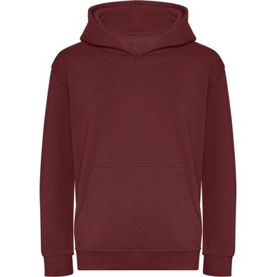Just Hoods dětská mikina s kapucí JH201J Burgundy