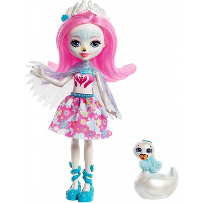 Mattel ENCHANTIMALS se zvířátkem Saffi Swan a Poise