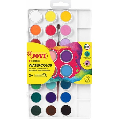 Jovi 22 mm + štětec 24 barev – Hledejceny.cz