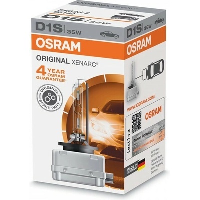 OSRAM D1S XENARC ORIGINAL SPARE 85V 35W PK32 d-2 (66140)