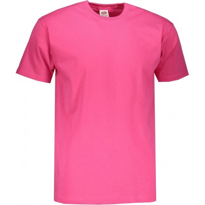 Fruit of the Loom pánské tričko Valueweight T fuchsia