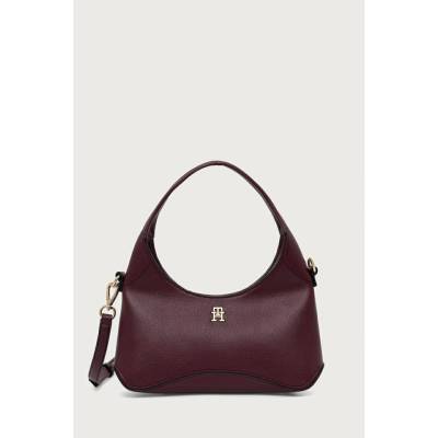 Tommy Hilfiger kabelka dámska z imitácie kože AW0AW19185 burgundské