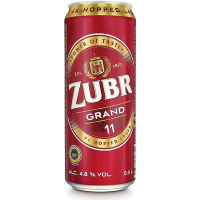 Zubr Grand 11° 0,5 l (plech)