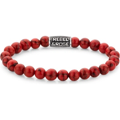 REBEL & ROSE náramok Red Delight Vintage RR-80099-V