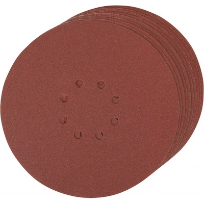 Brusný disk SZ 225 mm P120 8 děr - 10 ks Silverline 273151