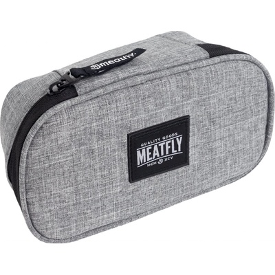 Meatfly XL Pencil Case Grey Heather