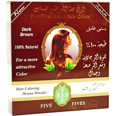 Henna tmavě hnědá Egyptská 100% přírodní na vlasy 100 g