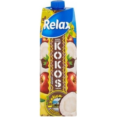 Relax džus exotica kokos ananas banán 1 l