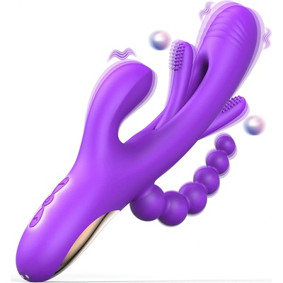 SuperLove Neptune 4in1 Rabbit Flapping Purple