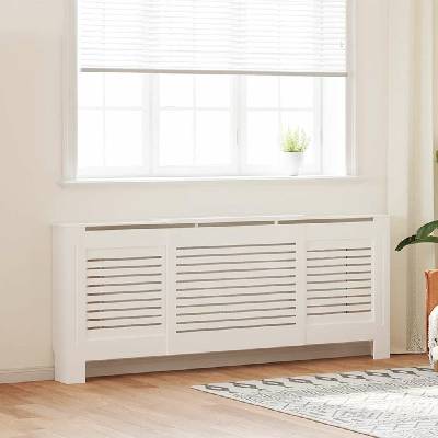 i-coucou Kryt na radiátor VidaXL 325551 MDF deska 205x82 cm bílý