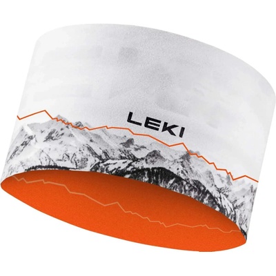 Leki XC Headband white-orange