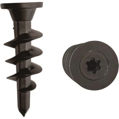 Gutta vrut na kotvení nopové fólie 22 x 59 mm (100 ks v balení) černá