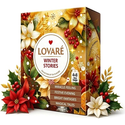 Lovaré Winter Kolekce čajů Tea Assorted 32 ks