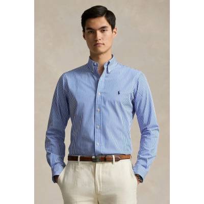 Polo Ralph Lauren pánska bavlnená košeľa 710929346 modrá