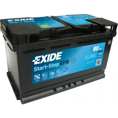 Exide Start-Stop EFB 12V 80Ah 720A EL800