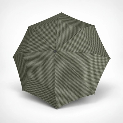 Knirps Chrome Matt Duomatic Prism oliv elegantní plně automatický deštník