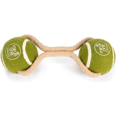 Beeztees Minus One pro psy 2 tenisové míčky na laně průměr 6 cm