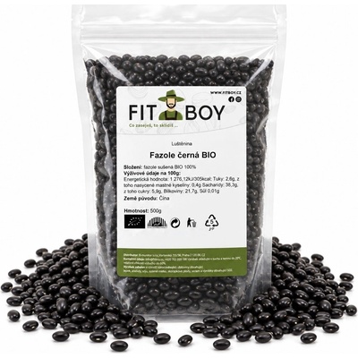 Fitboy Fazole černá BIO 500 g