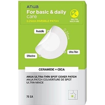 ANUA - Ultra Thin Spot Cover Patch - Ultra tenké náplasti na nedokonalosti 75 ks