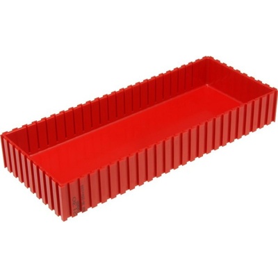 Pokorný Dačice Plastová krabička typ 2130 35 x 252 x 102 mm červená RAL 3020