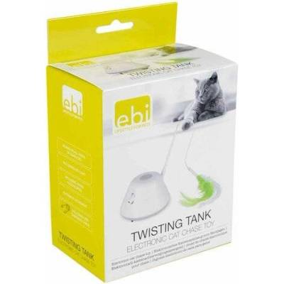 EBI Elektronická hračka pre mačky Twisting Tank 15x6,7x4,4 cm