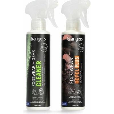 Granger's Footwear Repel Gear Cleaner 2 x 275 ml