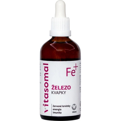 Vitasomal Železo bez konzervantov kvapky 100 ml