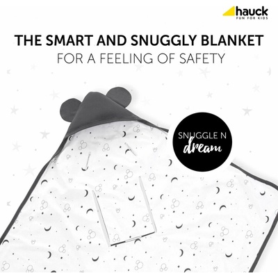 HAUCK Zavinovacia deka do autosedačky a kočíka Snuggle Mickey Mouse Anthracite