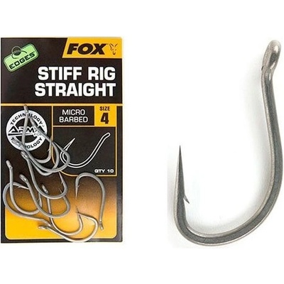 FOX Edges Armapoint Stiff Rig Straight Barbless vel.8 10 ks