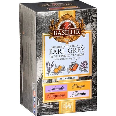 Basilur All Natural Earl Grey Assorted 20 x 2 g