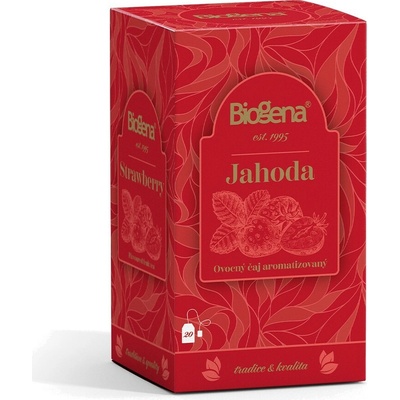 Biogena Traditional Jahoda porcovaný ovocný čaj 20 x 2 g